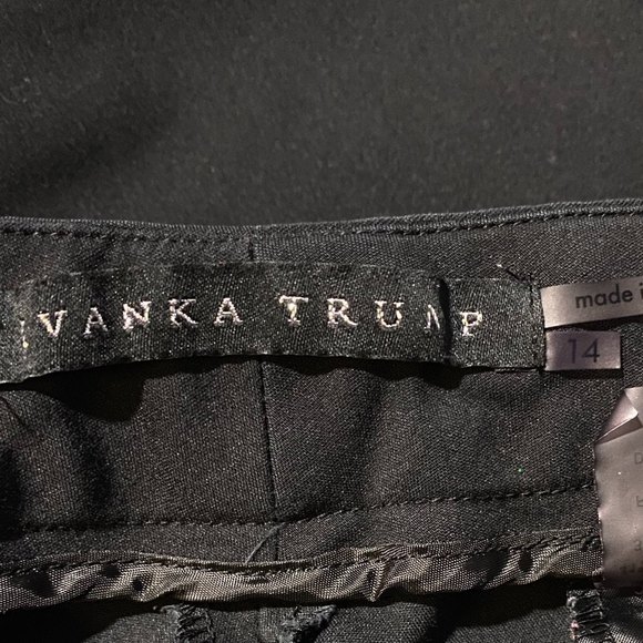Ivanka Trump Dress Pants  Size 14  Black - Picture 7 of 8